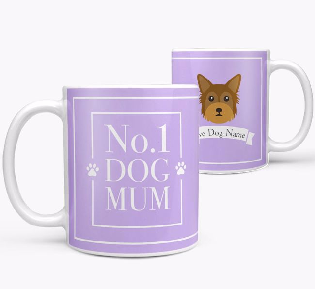 Personalised 'No.1 Mum' Mug from your {breedFullName}